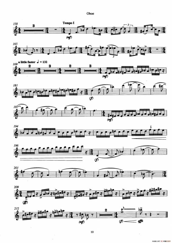 Trio（三重奏双簧管分谱）