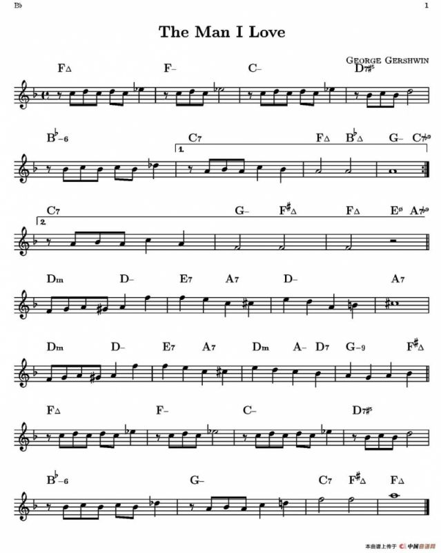 The Man I Love（单簧管）