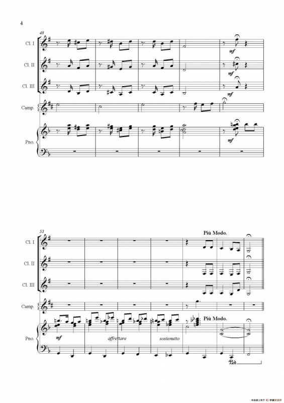 Rondo Caprichoso（单簧管三重奏）