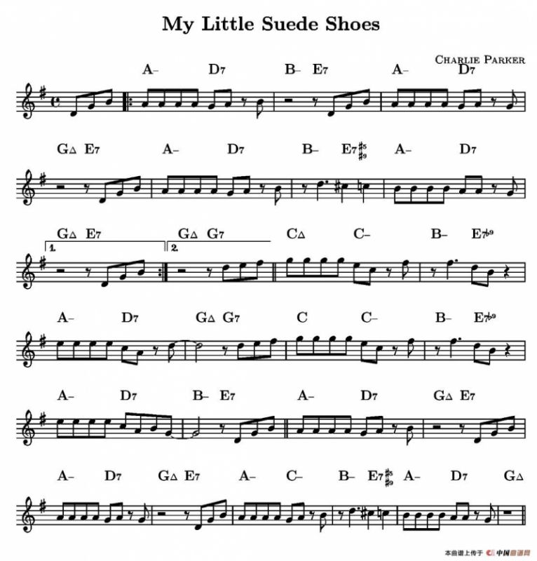 my little suede shoes（单簧管）