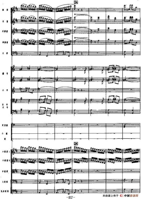 《海霞》交响组曲第五乐章：胜利（总谱）