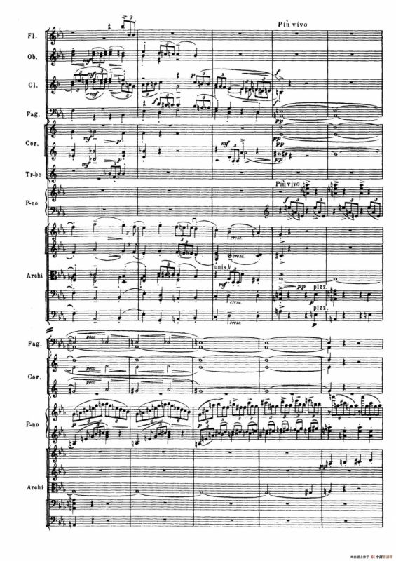 拉赫玛尼诺夫第三钢琴协奏曲总谱完整版（P101—120）