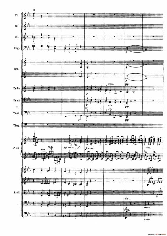 拉赫玛尼诺夫第三钢琴协奏曲总谱完整版（P101—120）