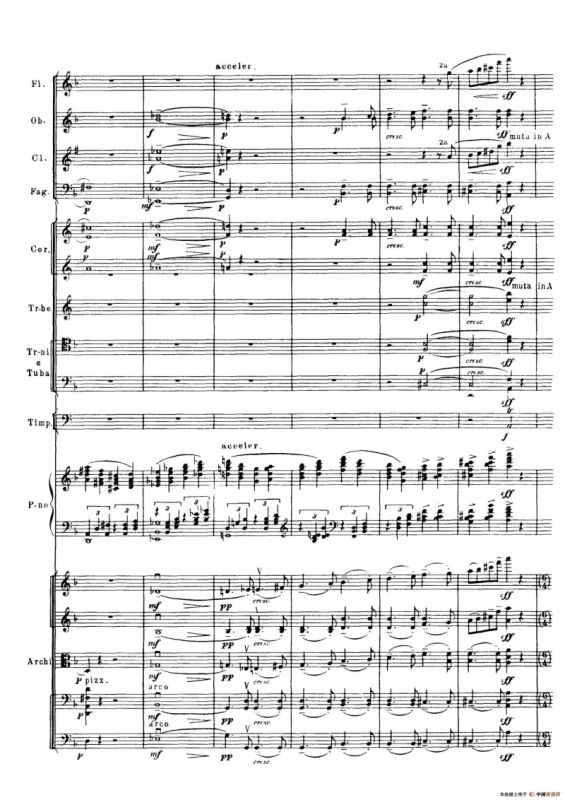 拉赫玛尼诺夫第三钢琴协奏曲总谱完整版（P101—120）