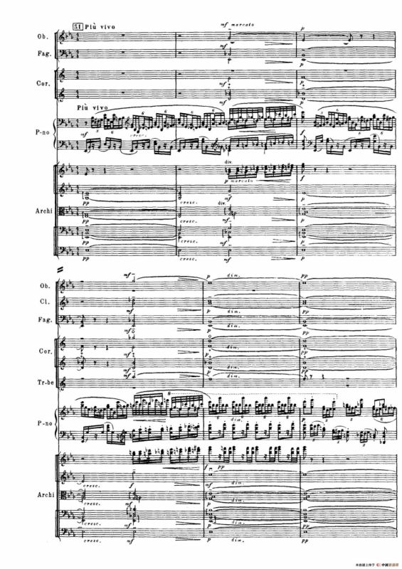 拉赫玛尼诺夫第三钢琴协奏曲总谱完整版（P81—100）