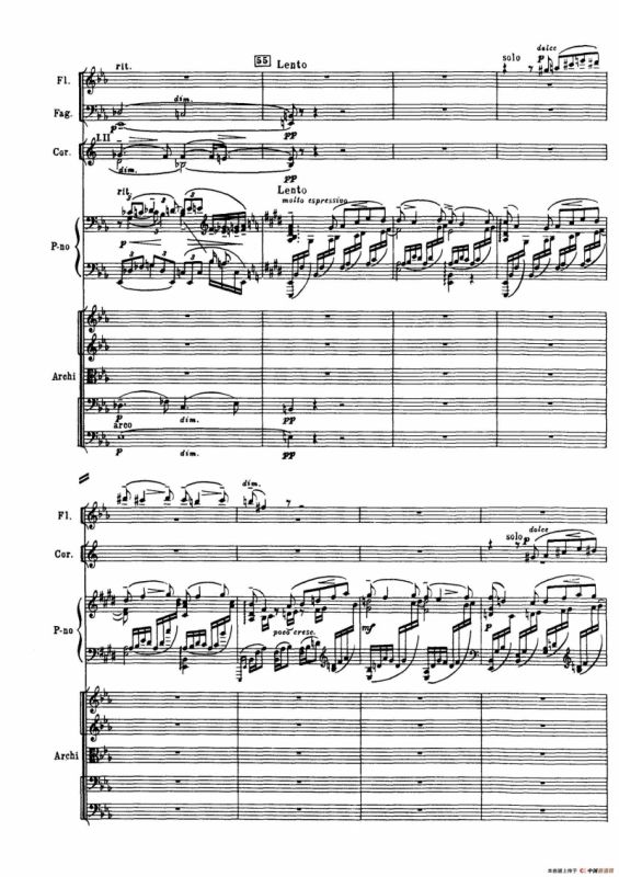 拉赫玛尼诺夫第三钢琴协奏曲总谱完整版（P81—100）