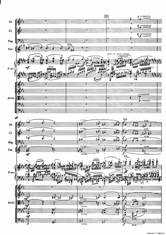 拉赫玛尼诺夫第三钢琴协奏曲总谱完整版（P81—100）