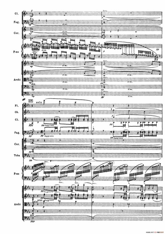 拉赫玛尼诺夫第三钢琴协奏曲总谱完整版（P81—100）