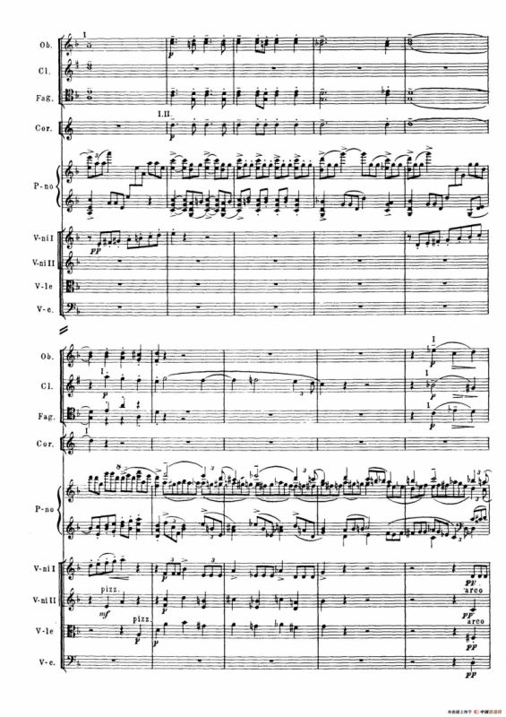 拉赫玛尼诺夫第三钢琴协奏曲总谱完整版（P61—80）