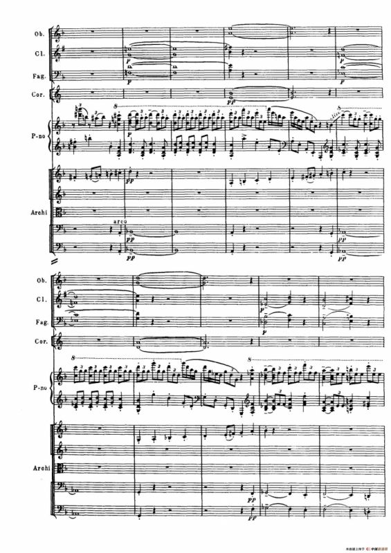 拉赫玛尼诺夫第三钢琴协奏曲总谱完整版（P61—80）