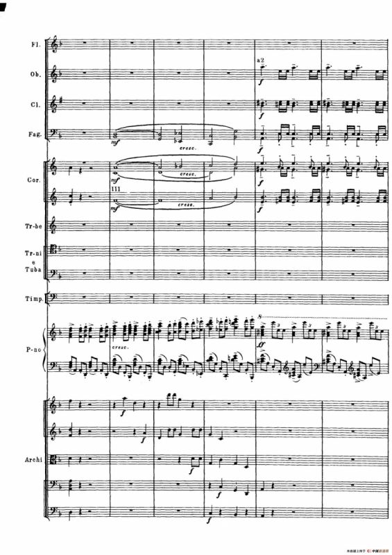 拉赫玛尼诺夫第三钢琴协奏曲总谱完整版（P61—80）