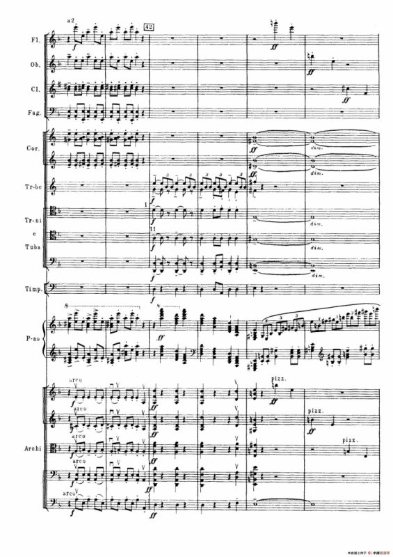 拉赫玛尼诺夫第三钢琴协奏曲总谱完整版（P61—80）