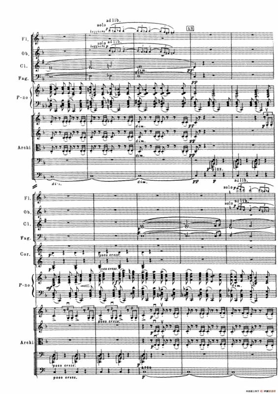 拉赫玛尼诺夫第三钢琴协奏曲总谱完整版（P61—80）