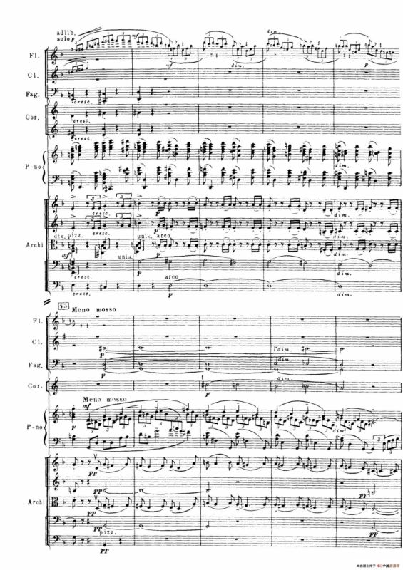 拉赫玛尼诺夫第三钢琴协奏曲总谱完整版（P61—80）