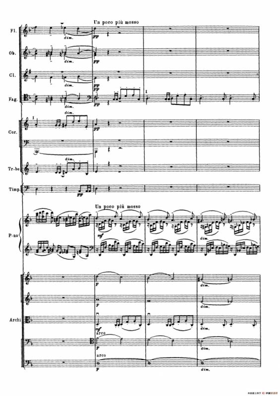 拉赫玛尼诺夫第三钢琴协奏曲总谱完整版（P41—60）