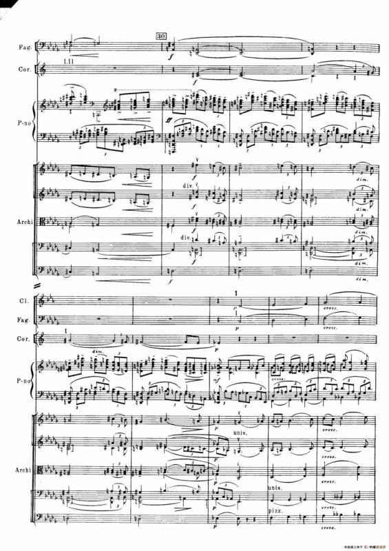 拉赫玛尼诺夫第三钢琴协奏曲总谱完整版（P41—60）