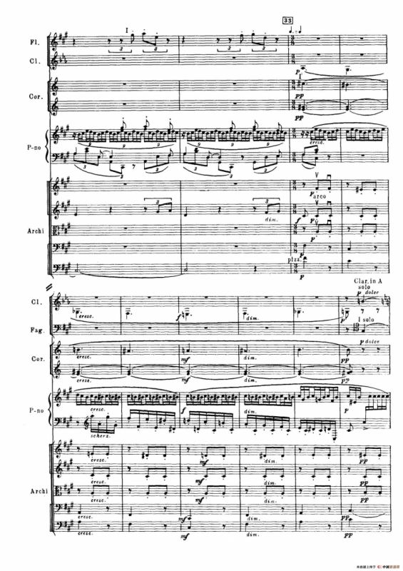 拉赫玛尼诺夫第三钢琴协奏曲总谱完整版（P41—60）