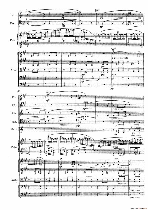 拉赫玛尼诺夫第三钢琴协奏曲总谱完整版（P41—60）