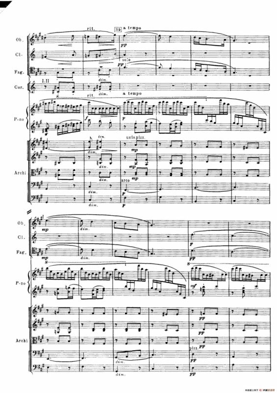 拉赫玛尼诺夫第三钢琴协奏曲总谱完整版（P41—60）