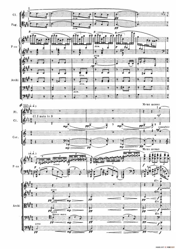 拉赫玛尼诺夫第三钢琴协奏曲总谱完整版（P41—60）