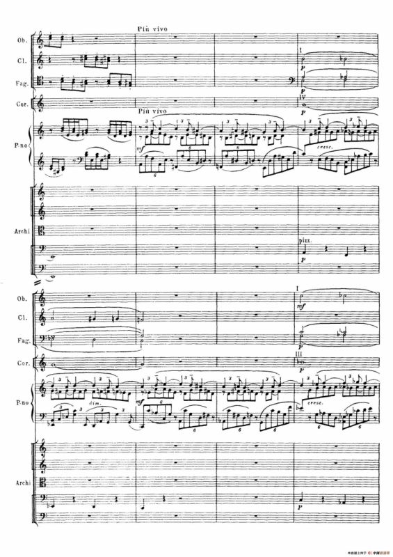 拉赫玛尼诺夫第三钢琴协奏曲总谱完整版（P21—40）