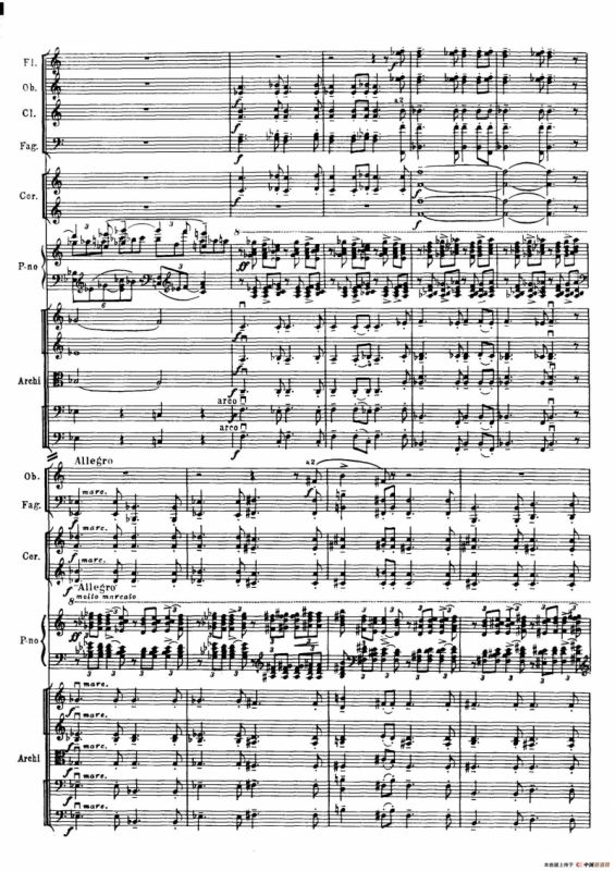 拉赫玛尼诺夫第三钢琴协奏曲总谱完整版（P21—40）