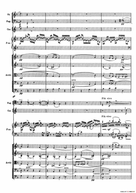 拉赫玛尼诺夫第三钢琴协奏曲总谱完整版（P1—20）