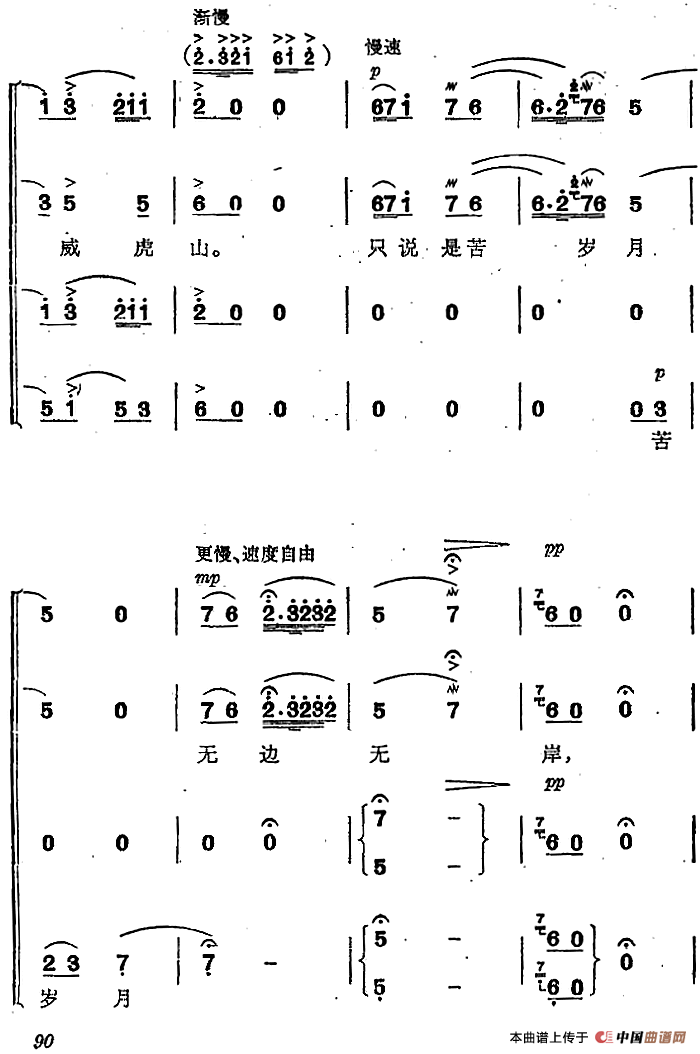 革命交响音乐《智取威虎山》：六、发动群众
