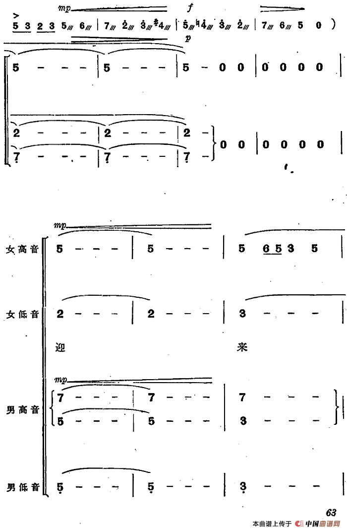 革命交响音乐《智取威虎山》：五、迎来春色换人间