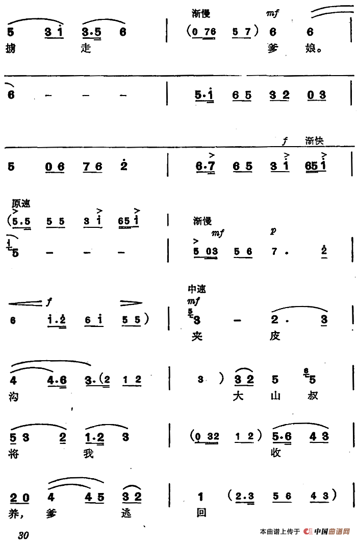 革命交响音乐《智取威虎山》：三、深山问苦