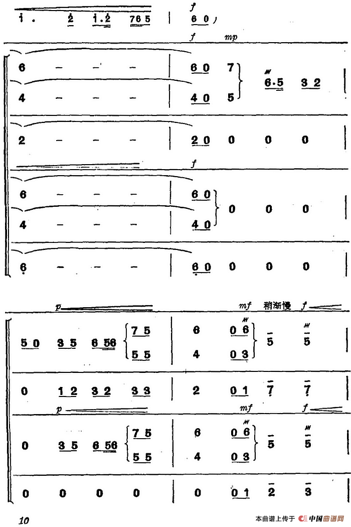 革命交响音乐《智取威虎山》：一、乘胜进军