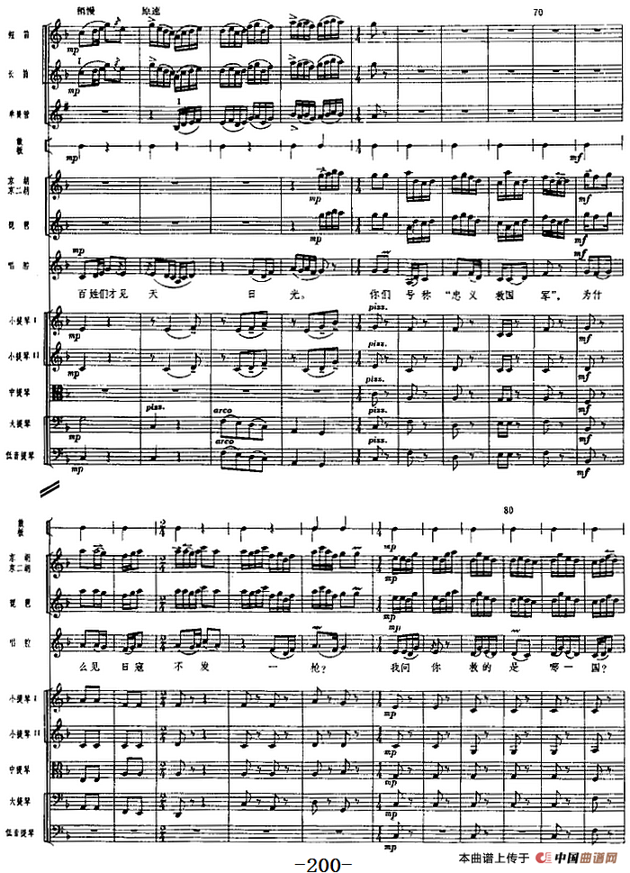 革命交响音乐《沙家浜》：七、斥敌