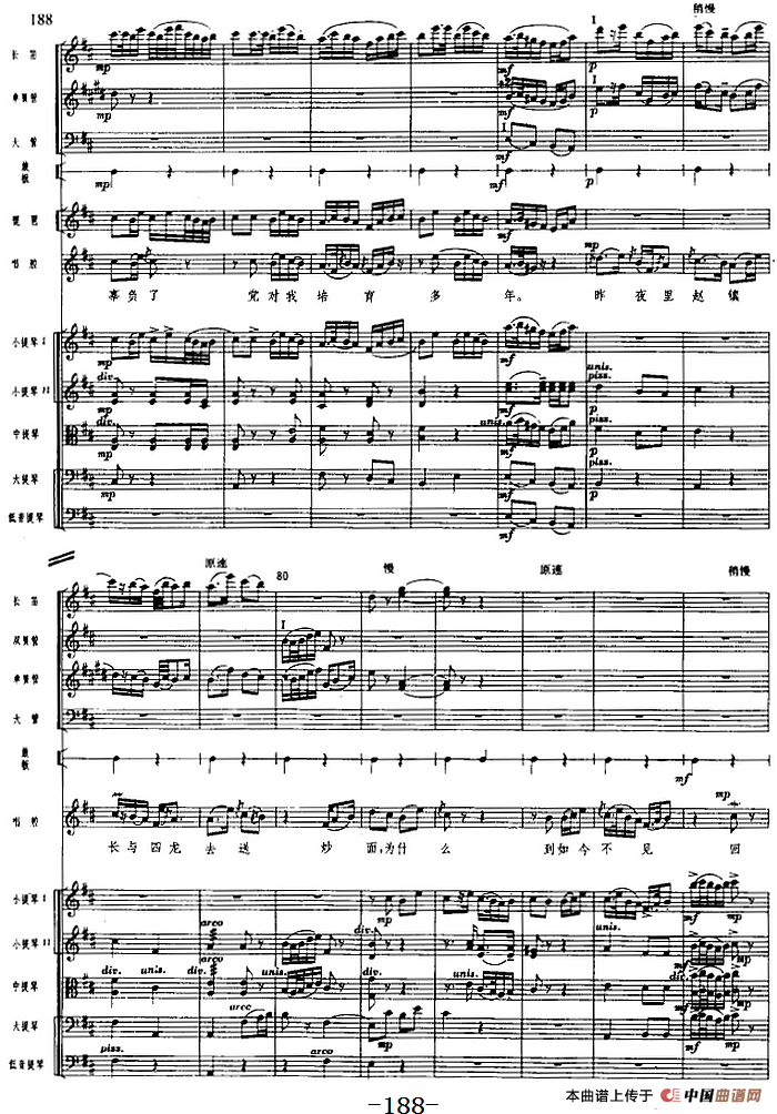 革命交响音乐《沙家浜》：六、授计