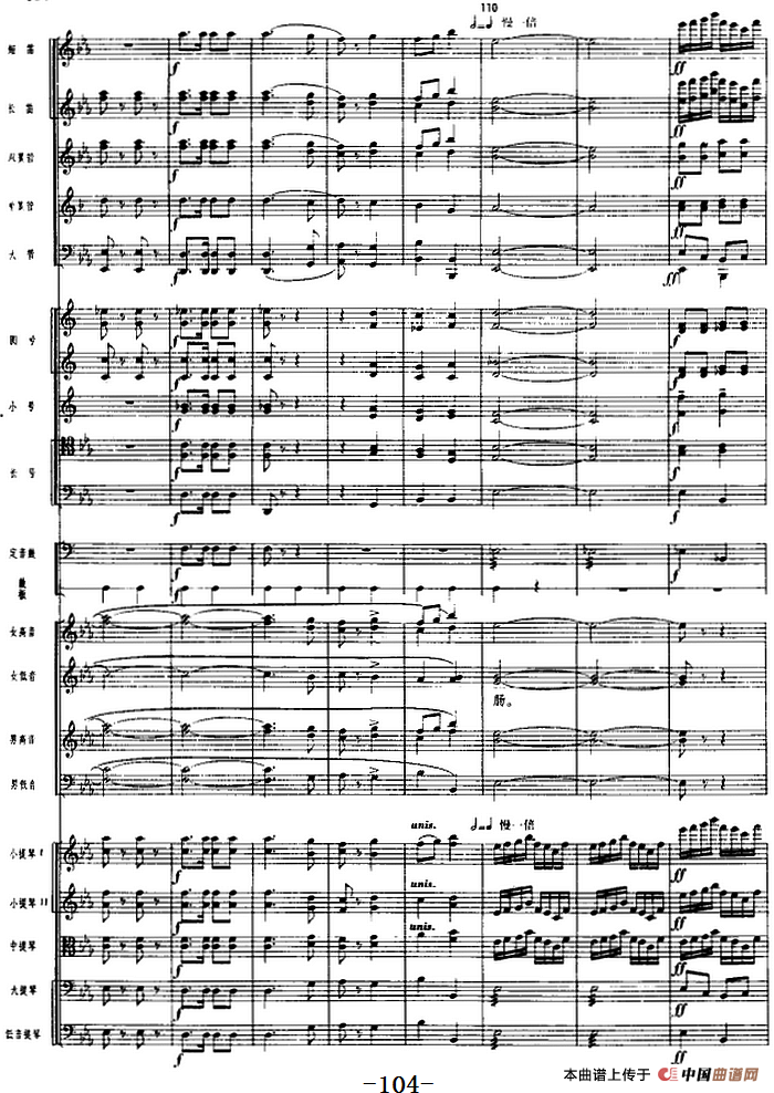 革命交响音乐《沙家浜》：四、报警