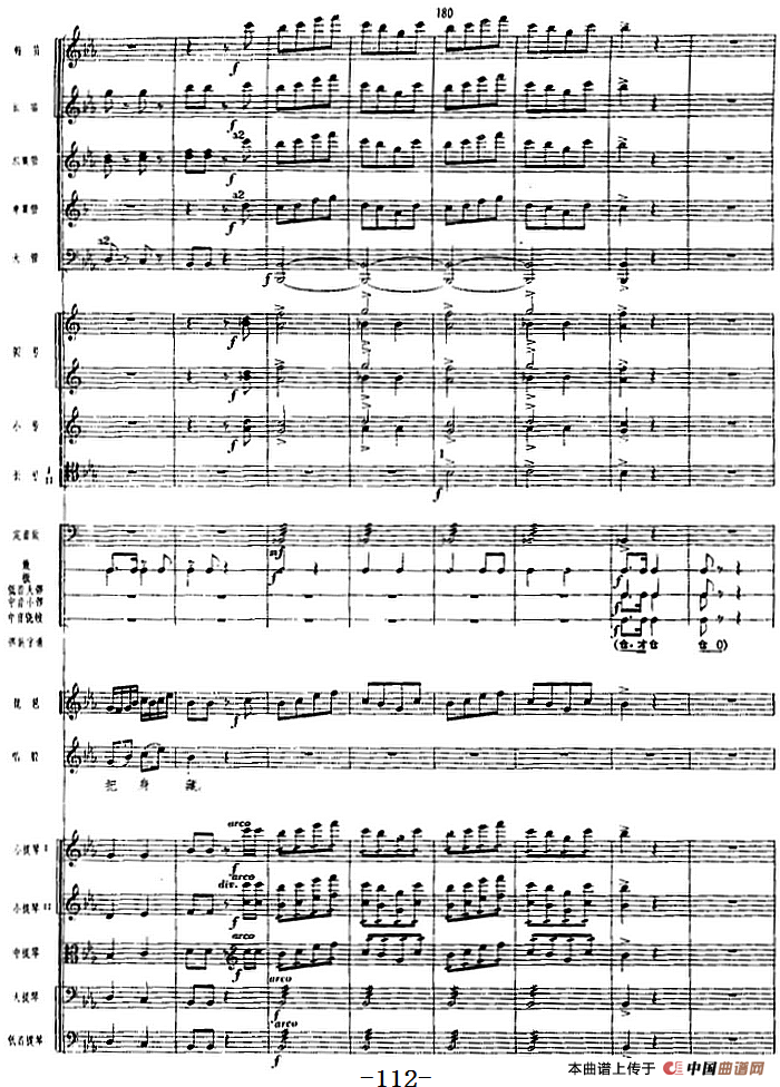 革命交响音乐《沙家浜》：四、报警