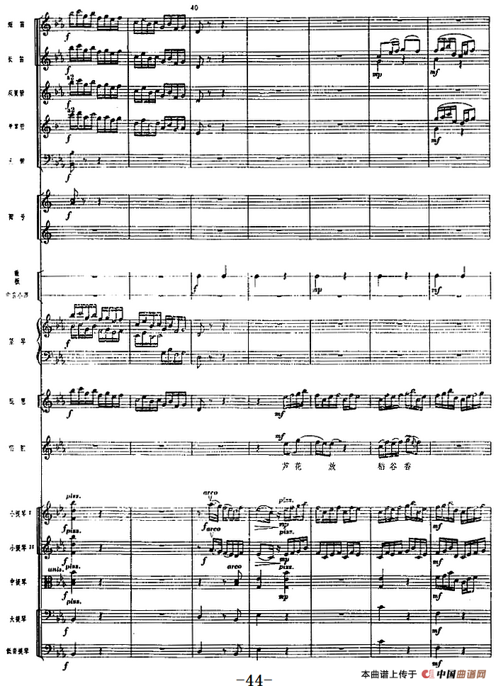 革命交响音乐《沙家浜》：二、军民鱼水情