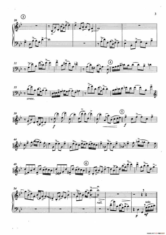 Primavera Portena Tango（四季-布宜诺斯艾利斯的春天）（五重奏总谱、分谱）