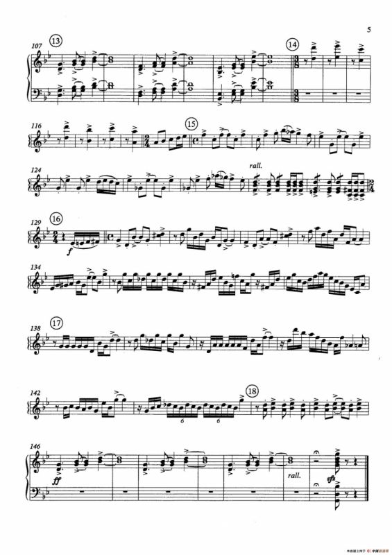 Primavera Portena Tango（四季-布宜诺斯艾利斯的春天）（五重奏总谱、分谱）