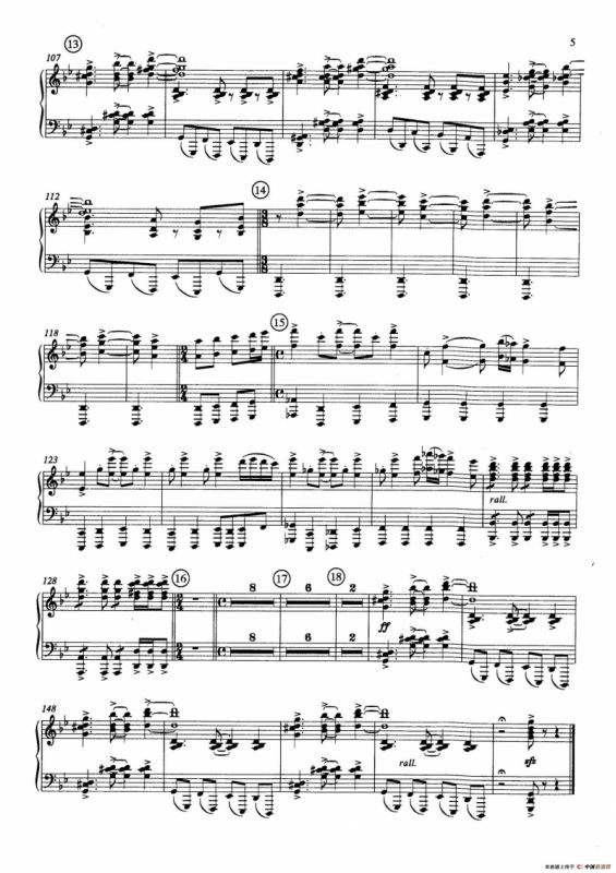 Primavera Portena Tango（四季-布宜诺斯艾利斯的春天）（五重奏总谱、分谱）