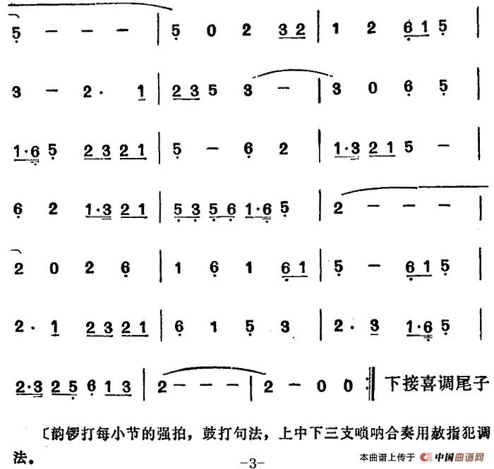 湖南民间乐曲选：喜调（一）