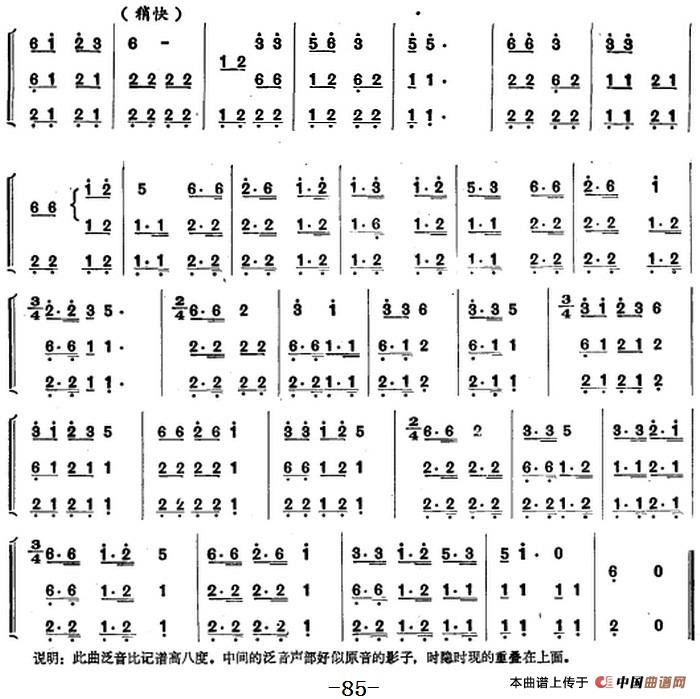 彝族民间乐曲：口弦曲（六）