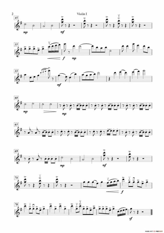 凤阳花鼓（声乐及大乐队伴奏分谱）