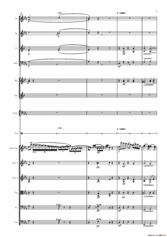 流浪者之歌（又名：吉普赛之歌）（管弦乐队总谱和分谱）