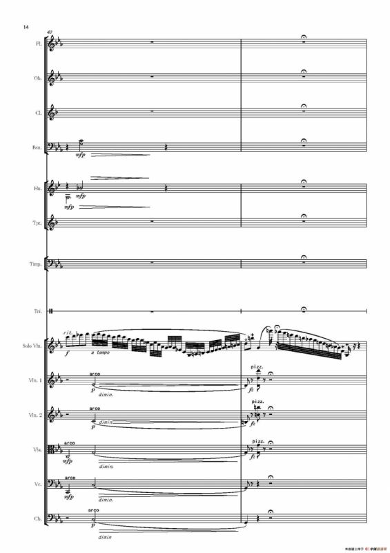 流浪者之歌（又名：吉普赛之歌）（管弦乐队总谱和分谱）