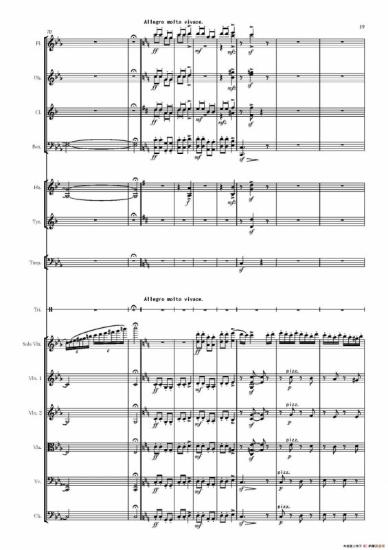 流浪者之歌（又名：吉普赛之歌）（管弦乐队总谱和分谱）