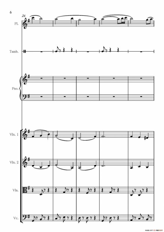 II quiet romance（杀人考察(前)）（乐器合作总谱和分谱总谱）