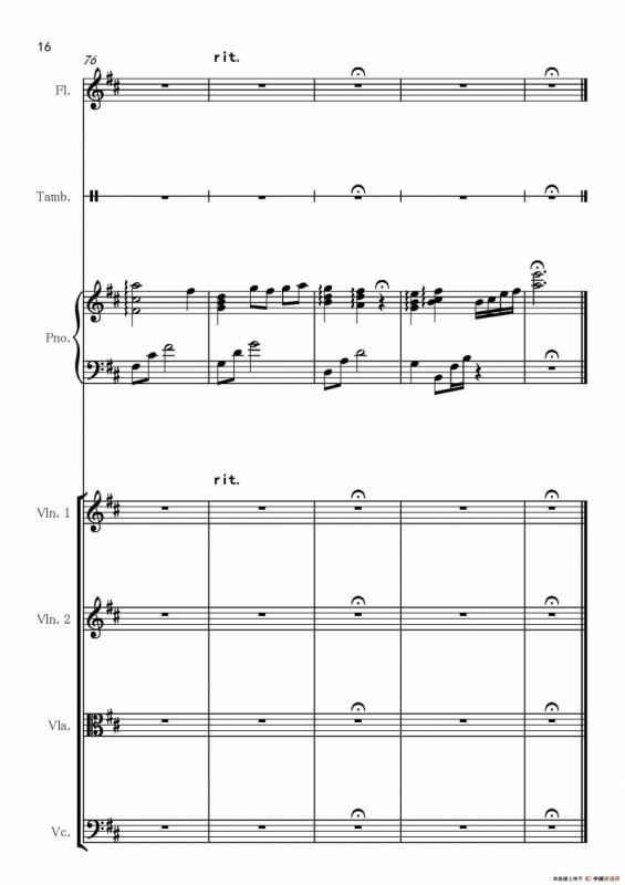 II quiet romance（杀人考察(前)）（乐器合作总谱和分谱总谱）