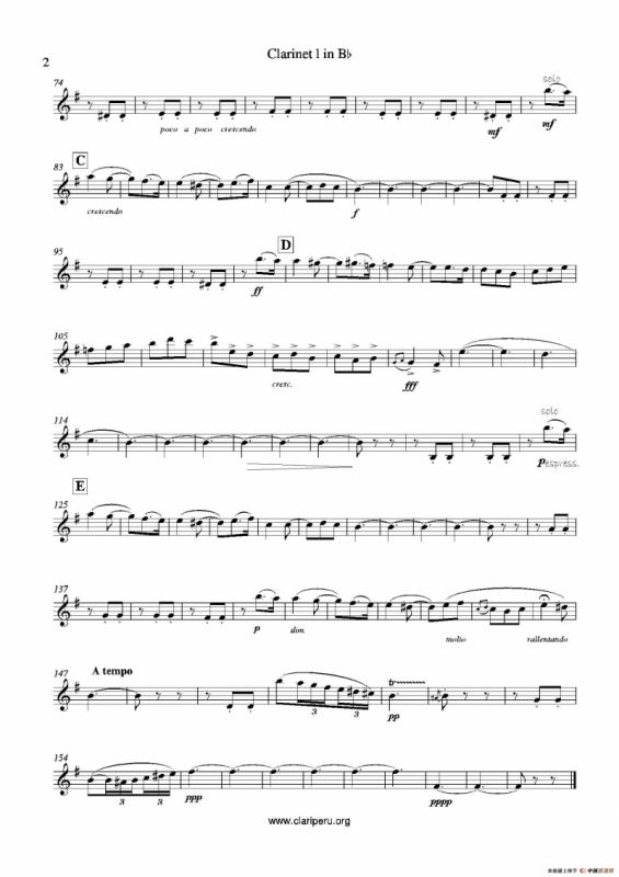 卡门（木管四重奏分谱）