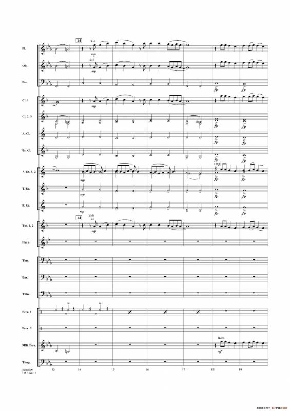 Let it go（《冰雪奇缘》主题曲）（交响管乐总谱）