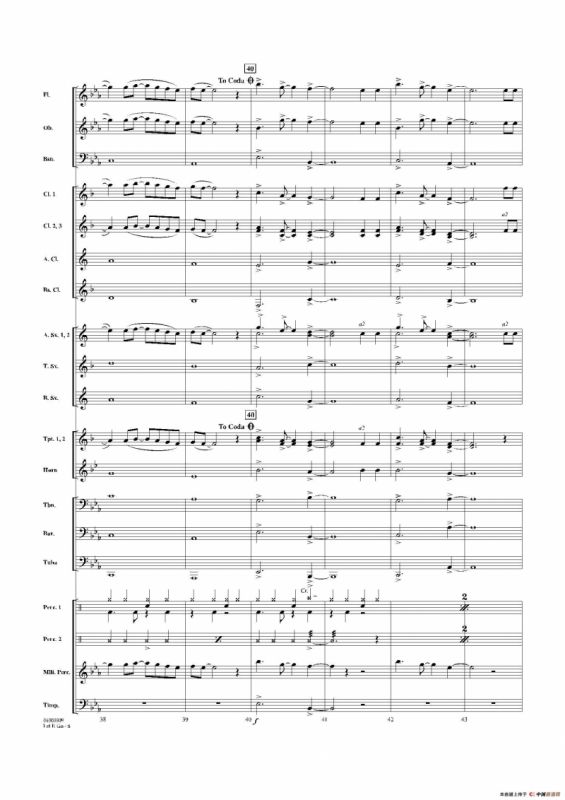 Let it go（《冰雪奇缘》主题曲）（交响管乐总谱）